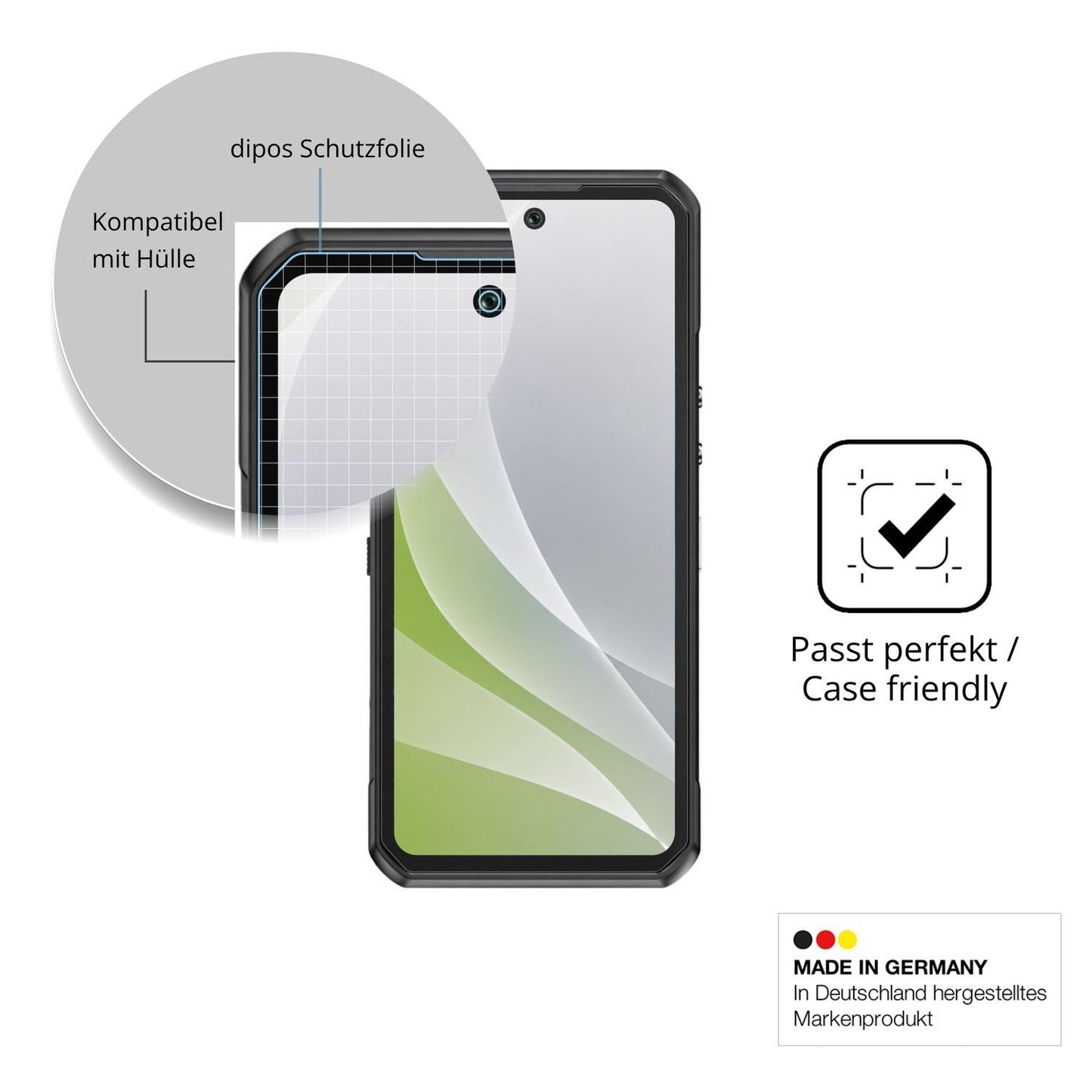 4x Schutzfolie matt für Oukitel WP500 Ultra Displa (6)