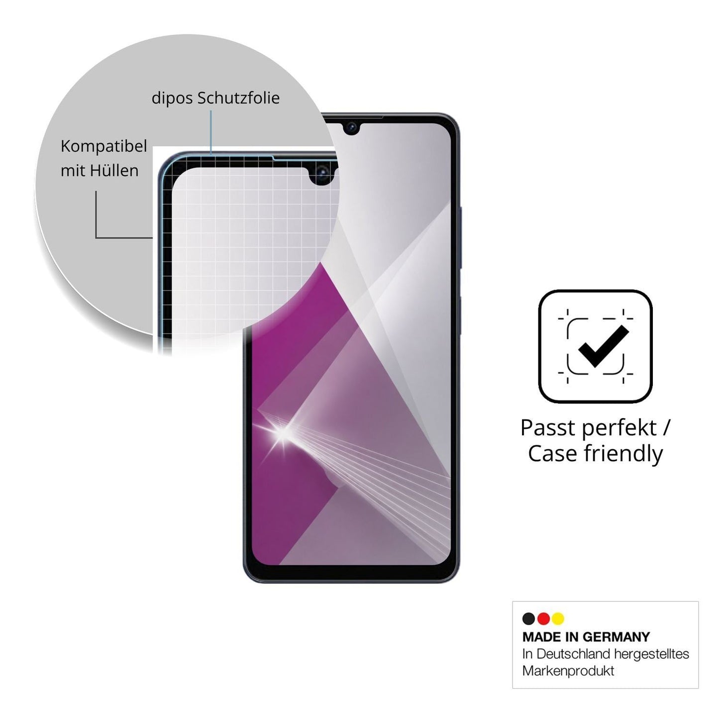 4x Schutzfolie klar für Lava Bold N2 5G Display-Sc (6)