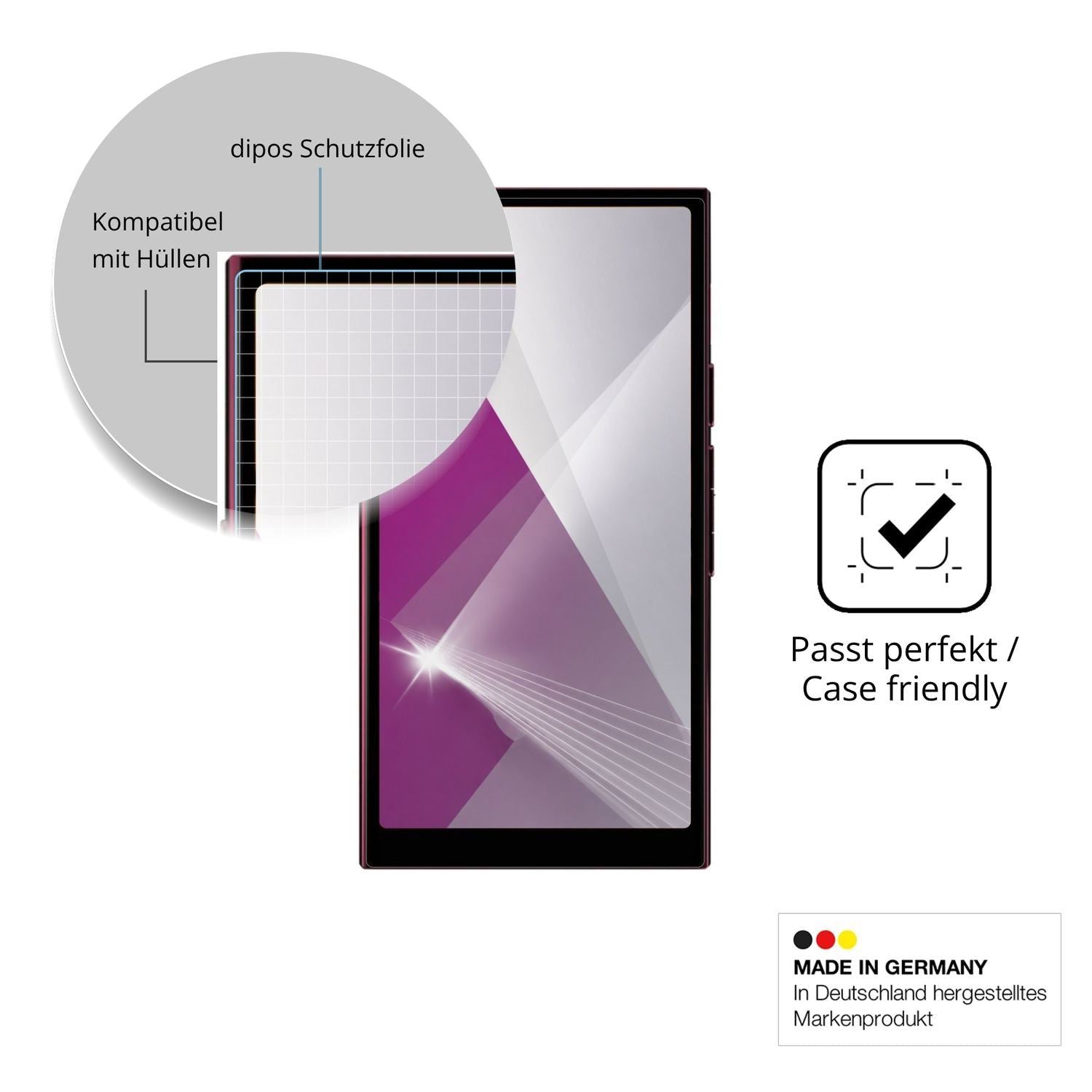 4x Schutzfolie klar für Hiby R8 II Display-Schutzf (6)
