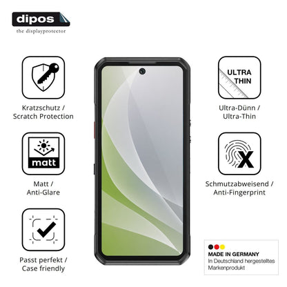 4x Schutzfolie matt für Oukitel WP500 Display-Schu (7)