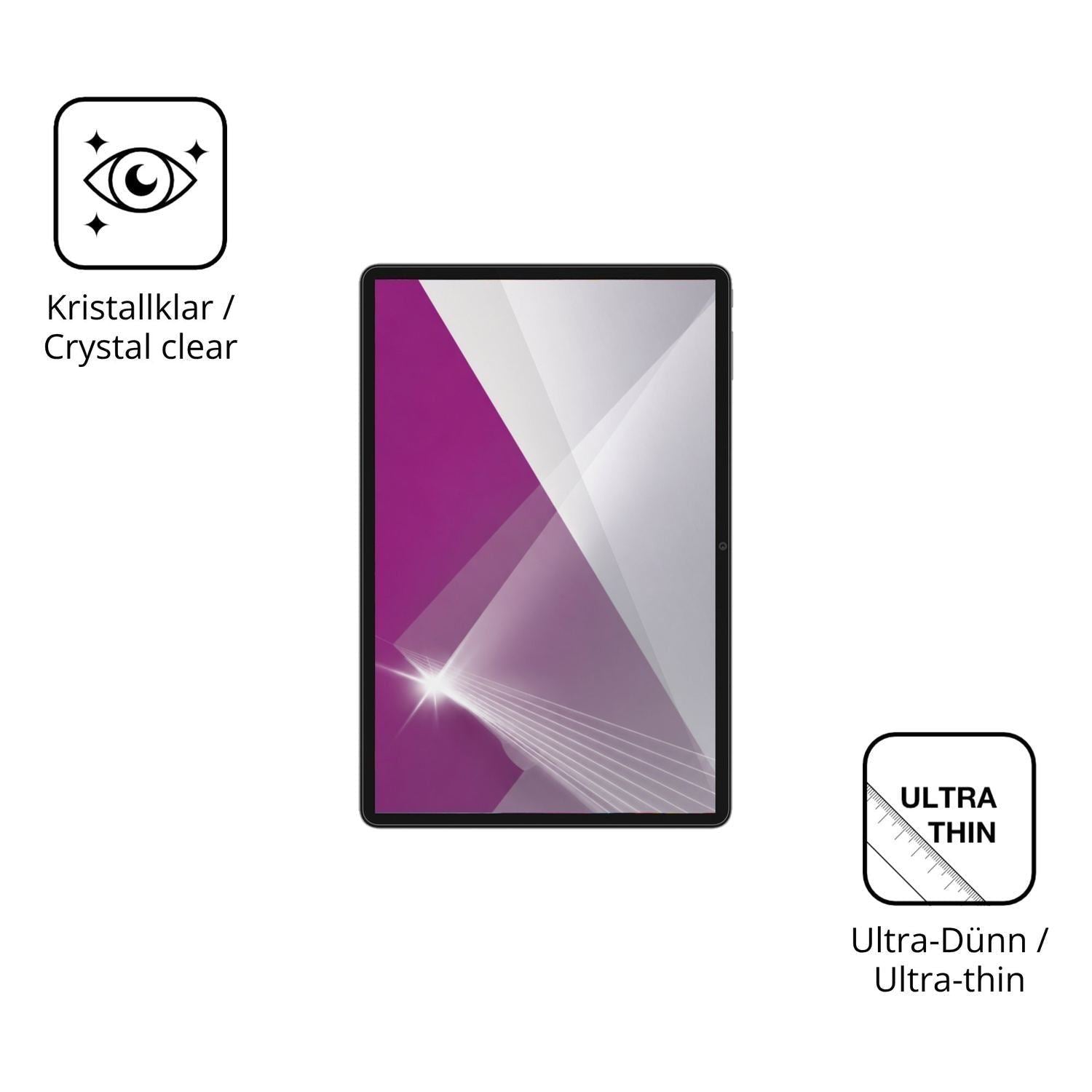 2x Schutzfolie klar für Teclast M50T Display-Schut (5)
