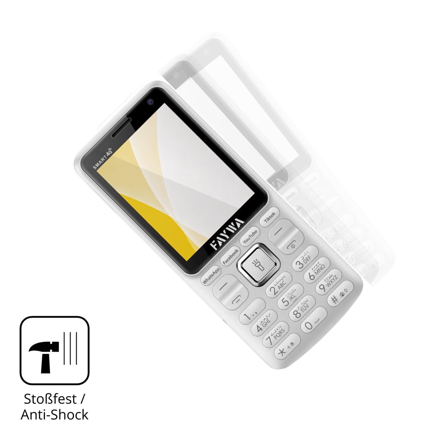 2x 3D Full Cover Schutzfolie für Faywa Smart 4G (4)