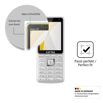 2x 3D Full Cover Schutzfolie für Faywa Smart 4G (6)