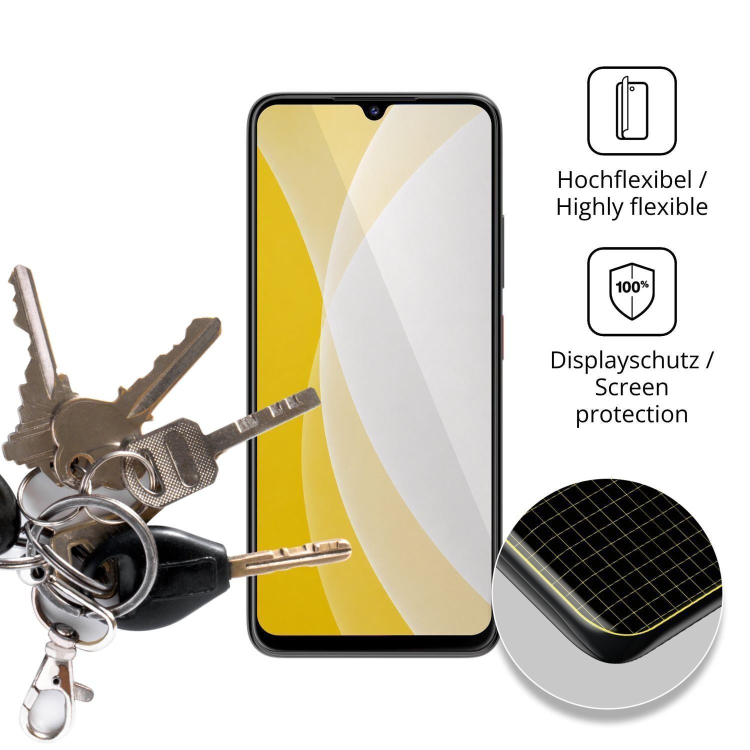 2x 3D Full Cover Schutzfolie für ZTE Optus X Total (3)
