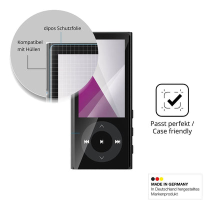 4x Schutzfolie klar für PlayerPure A9 MP3-Player D (6)