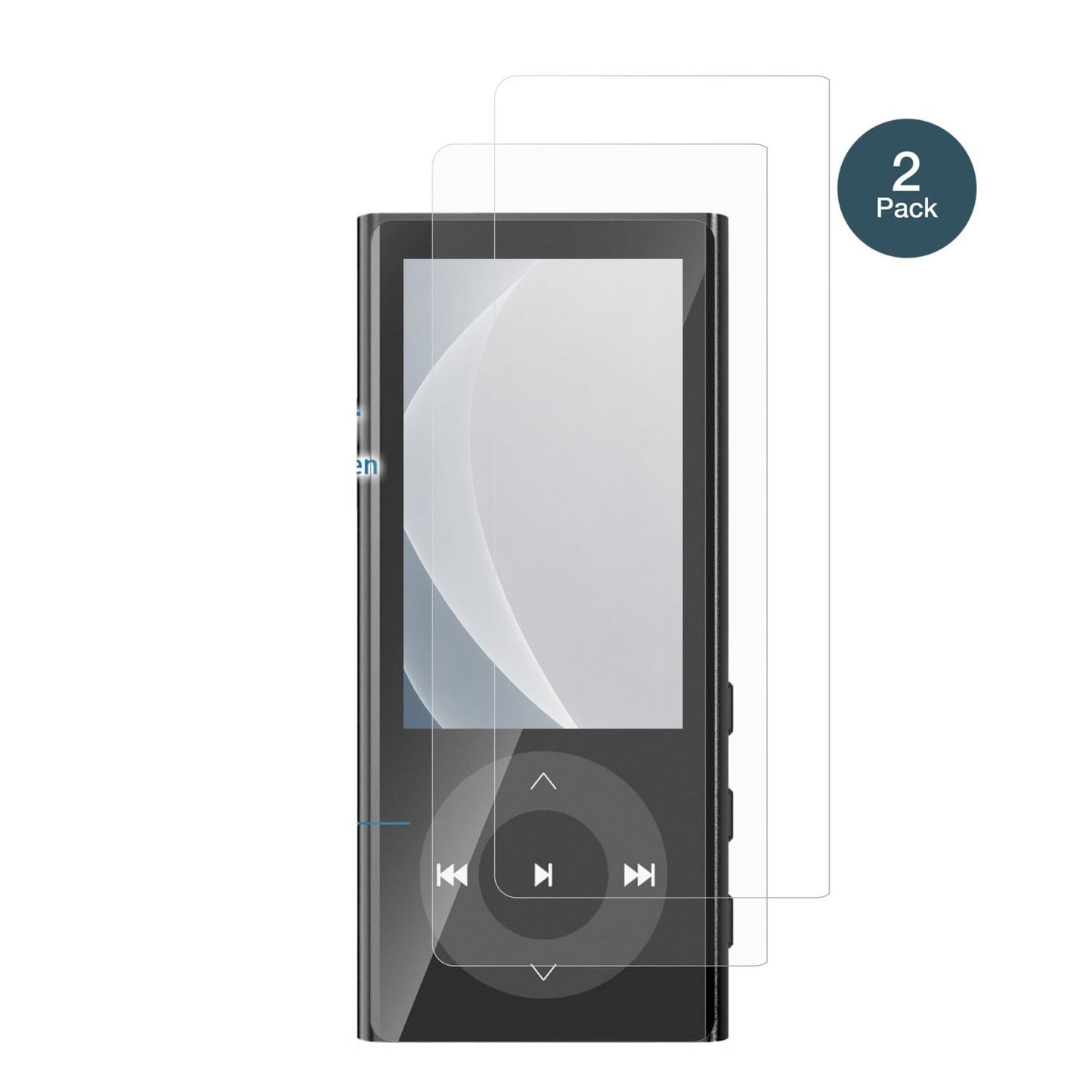 2x 9H Schutzfolie matt für PlayerPure A9 MP3-Playe (2)