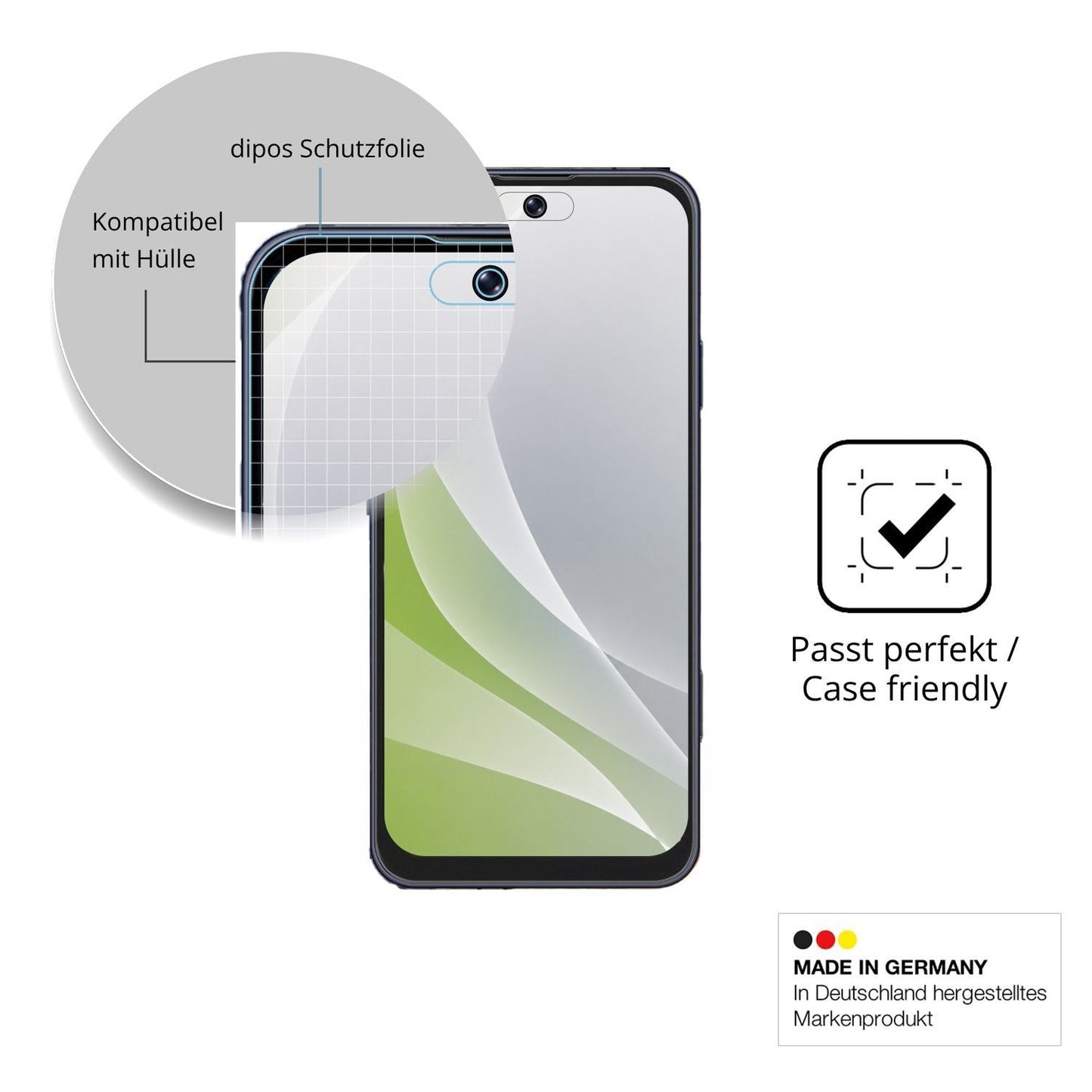 4x Schutzfolie matt für JtQtJ J7 Pro Max Display-S (6)