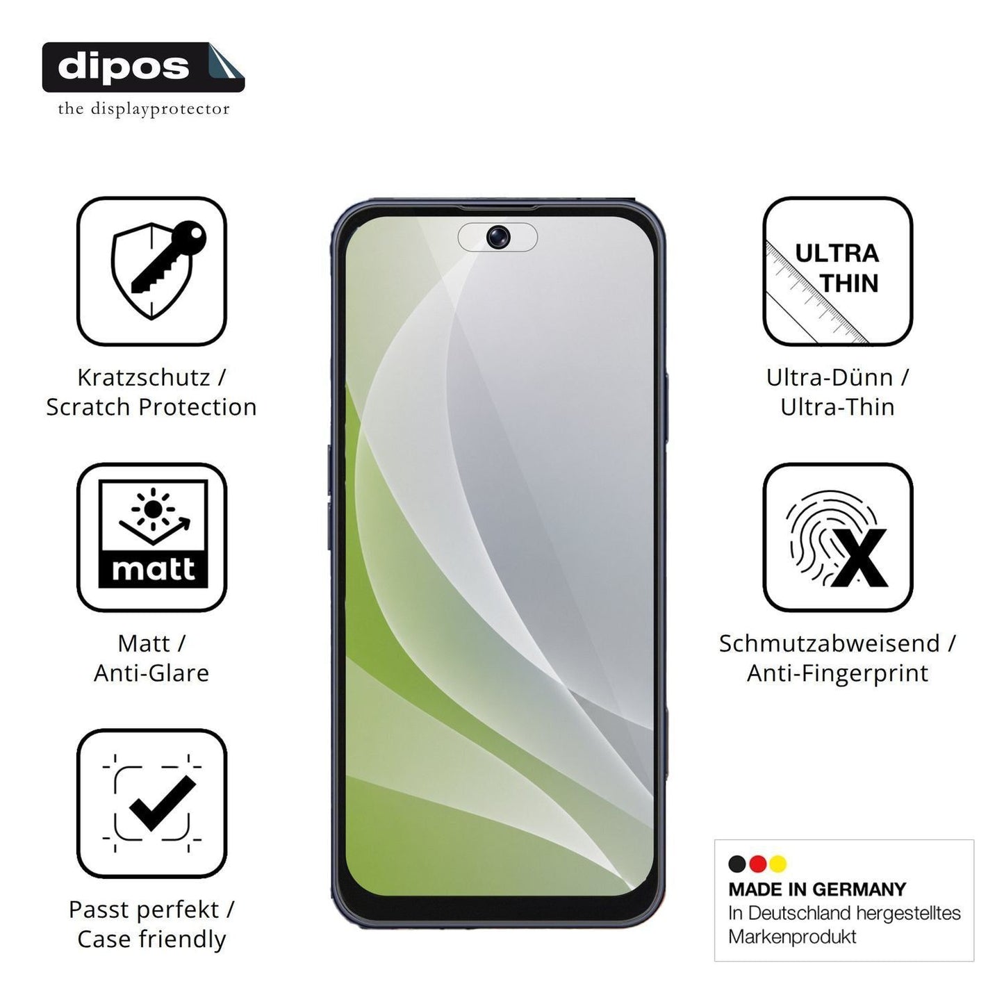 4x Schutzfolie matt für JtQtJ J7 Pro Max Display-S (7)