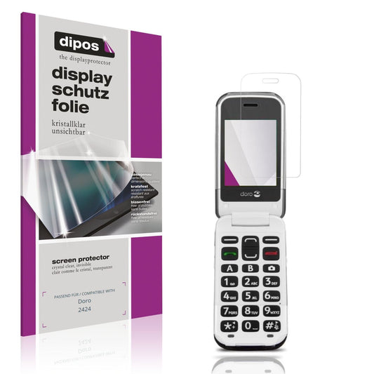 4x Schutzfolie klar für Doro 2424 Display-Schutzfo (1)