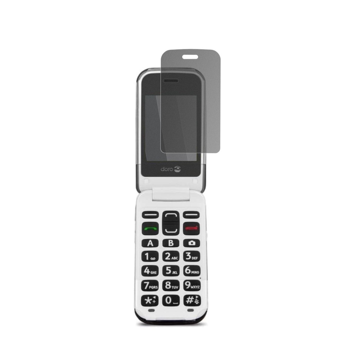 Blickschutzfolie für Doro 2424 matt Schutzfolie Pr (2)