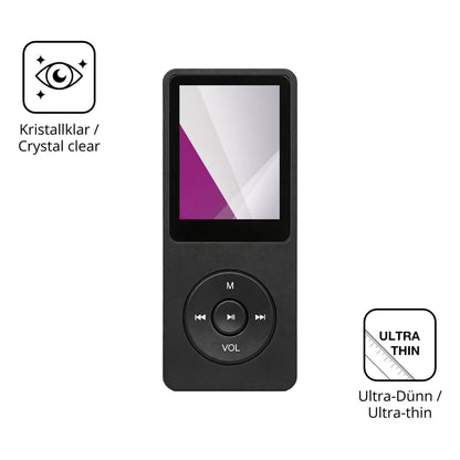 4x Schutzfolie klar für BORDEAG RT001 MP3-Player D (5)