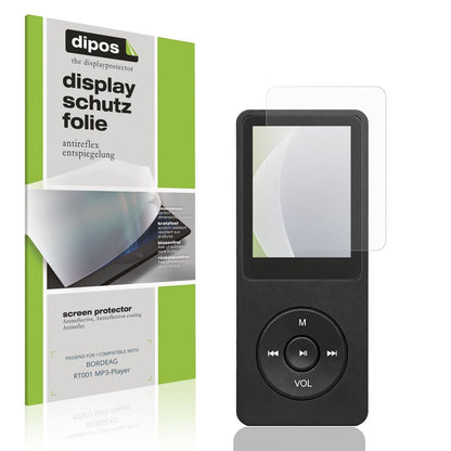 4x Schutzfolie matt für BORDEAG RT001 MP3-Player D (1)