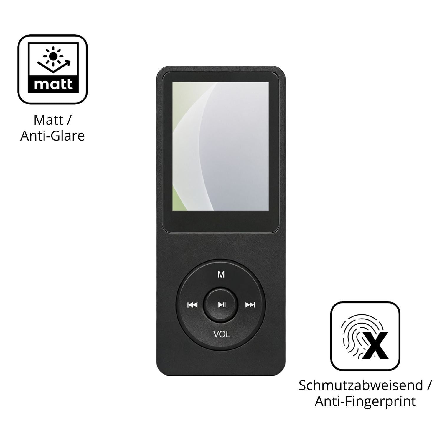 4x Schutzfolie matt für BORDEAG RT001 MP3-Player D (5)