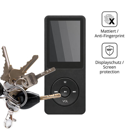 Blickschutzfolie für BORDEAG RT001 MP3-Player matt (3)