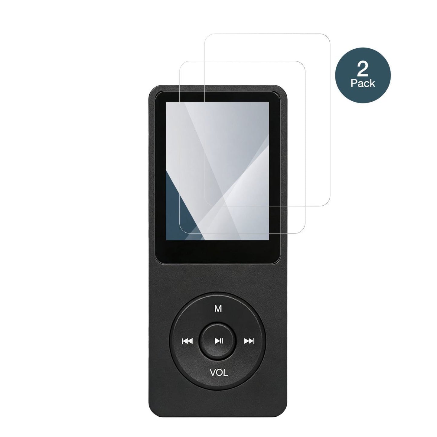2x 9H Schutzfolie für BORDEAG RT001 MP3-Player Pan (2)