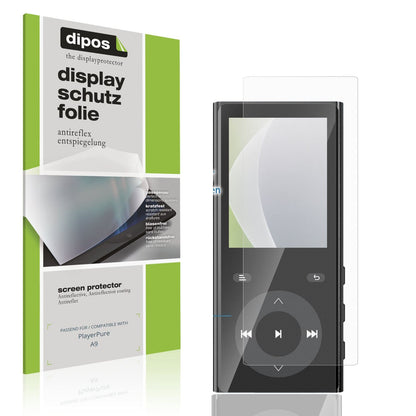 4x Schutzfolie matt für PlayerPure A9 Display-Schu (1)
