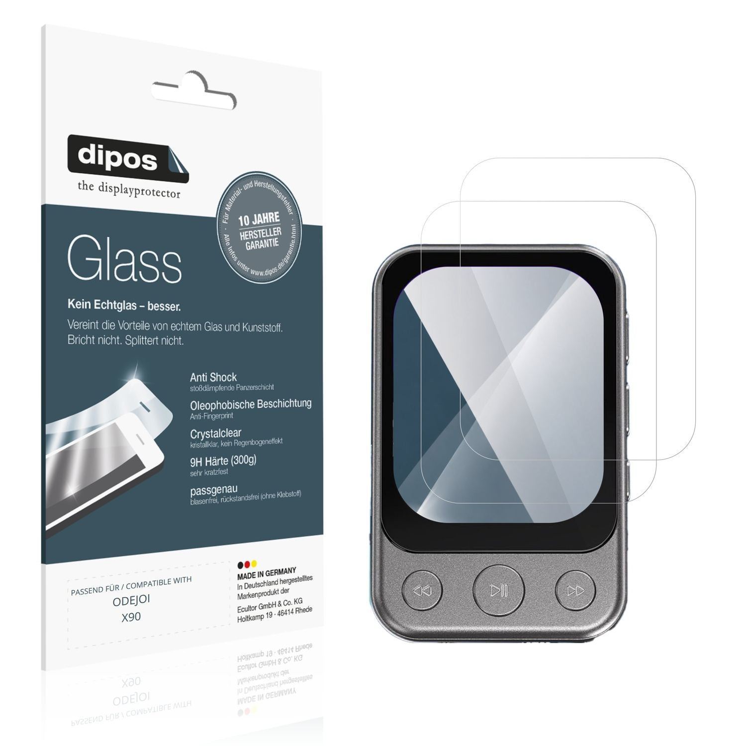 2x 9H Schutzfolie für ODEJOI X90 Panzerfolie (1)