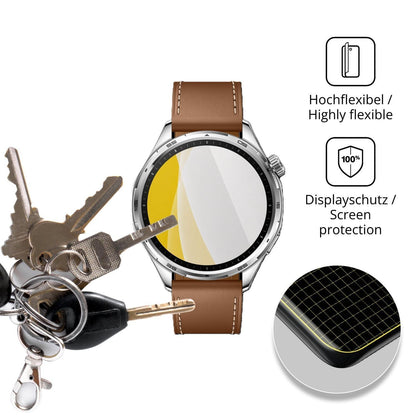 2x 3D Full Cover Schutzfolie für Honor Watch 6 (3)