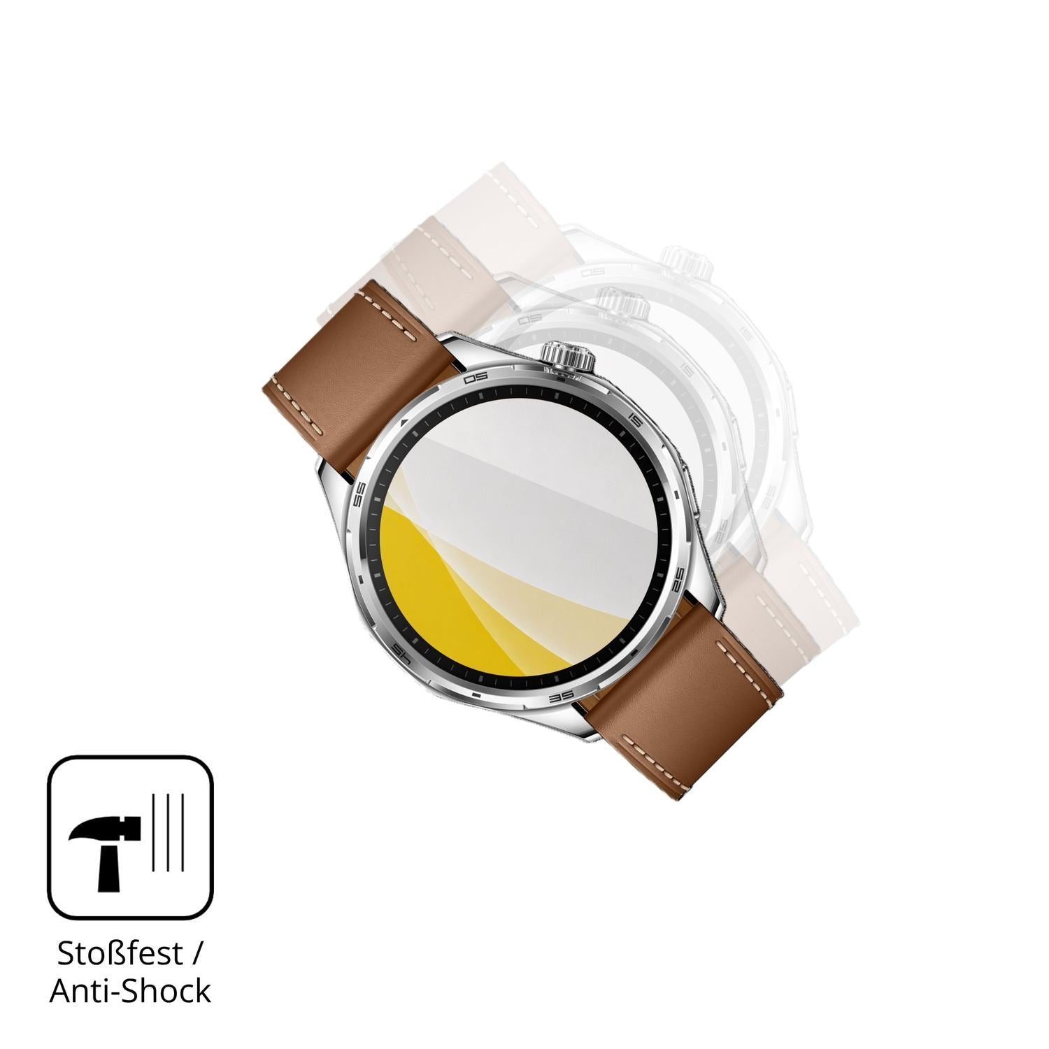 2x 3D Full Cover Schutzfolie für Honor Watch 6 (4)