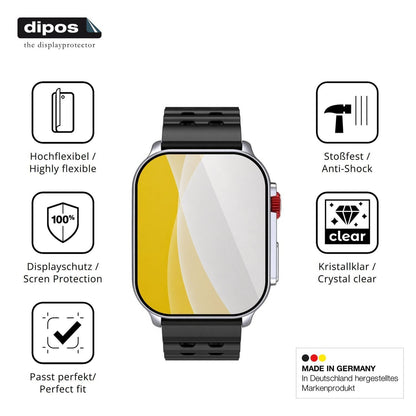 2x 3D Full Cover Schutzfolie für Meizu Watch M1 (7)
