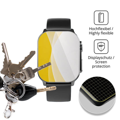 2x 3D Full Cover Schutzfolie für Poounur KW281A (3)