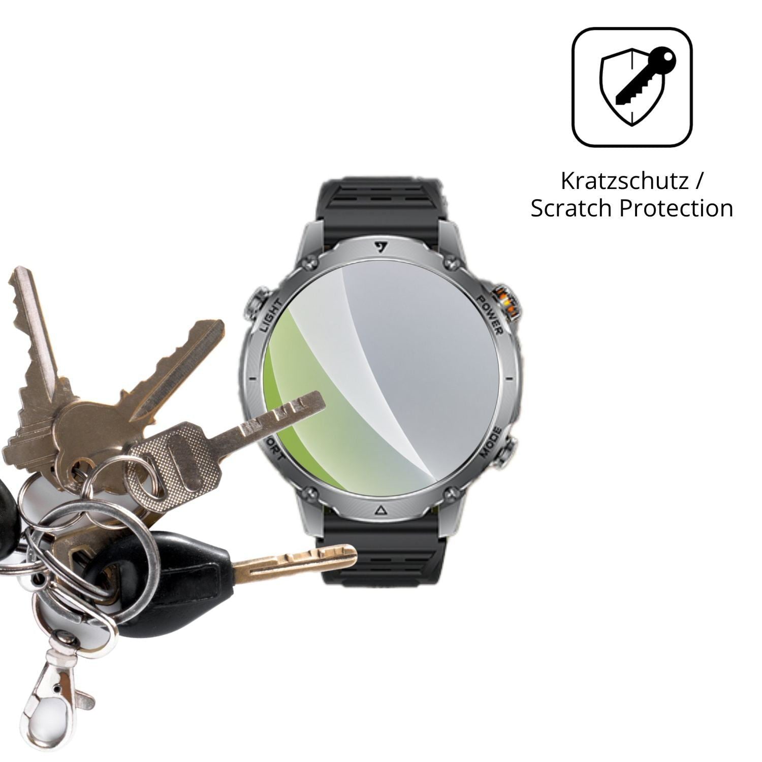 6x Schutzfolie matt für SUNKTA EF26 Display-Schutz (4)