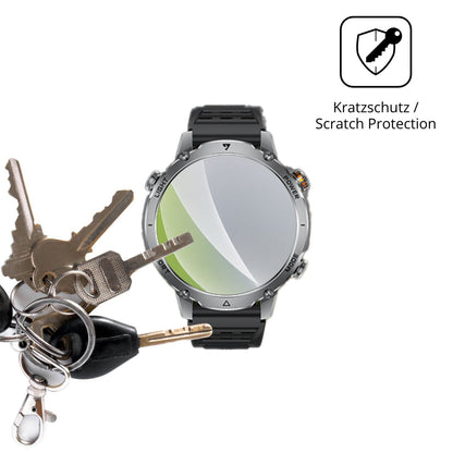 6x Schutzfolie matt für SUNKTA EF26 Display-Schutz (4)