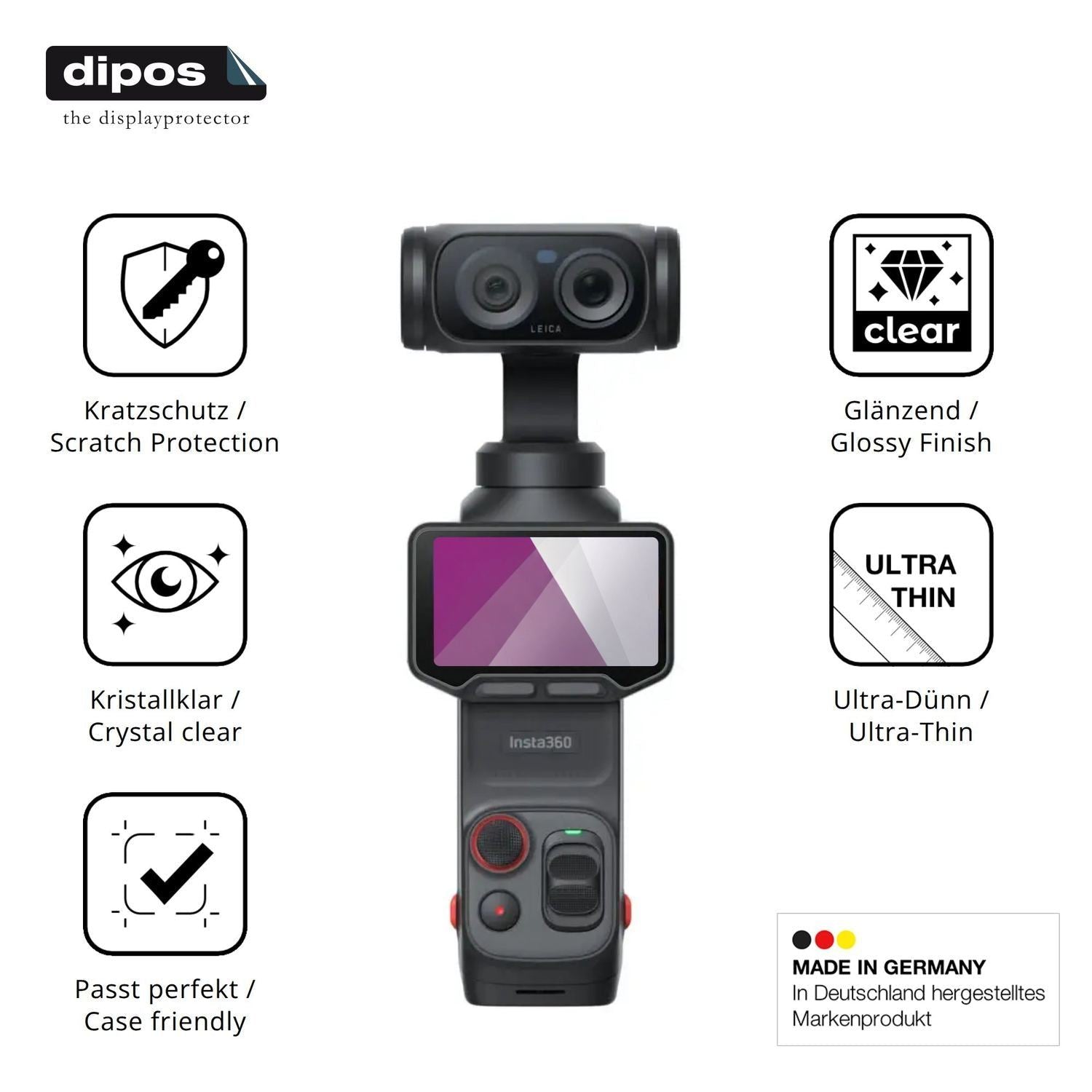 4x Schutzfolie klar für Insta360 Luna Ultra Displa (7)