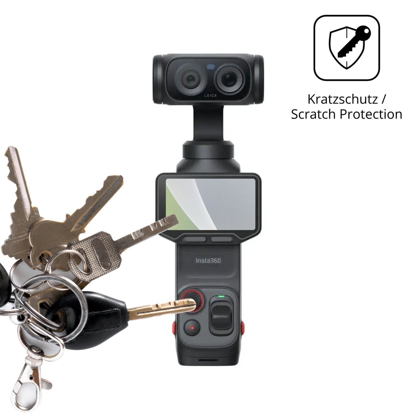 4x Schutzfolie matt für Insta360 Luna Ultra Displa (4)