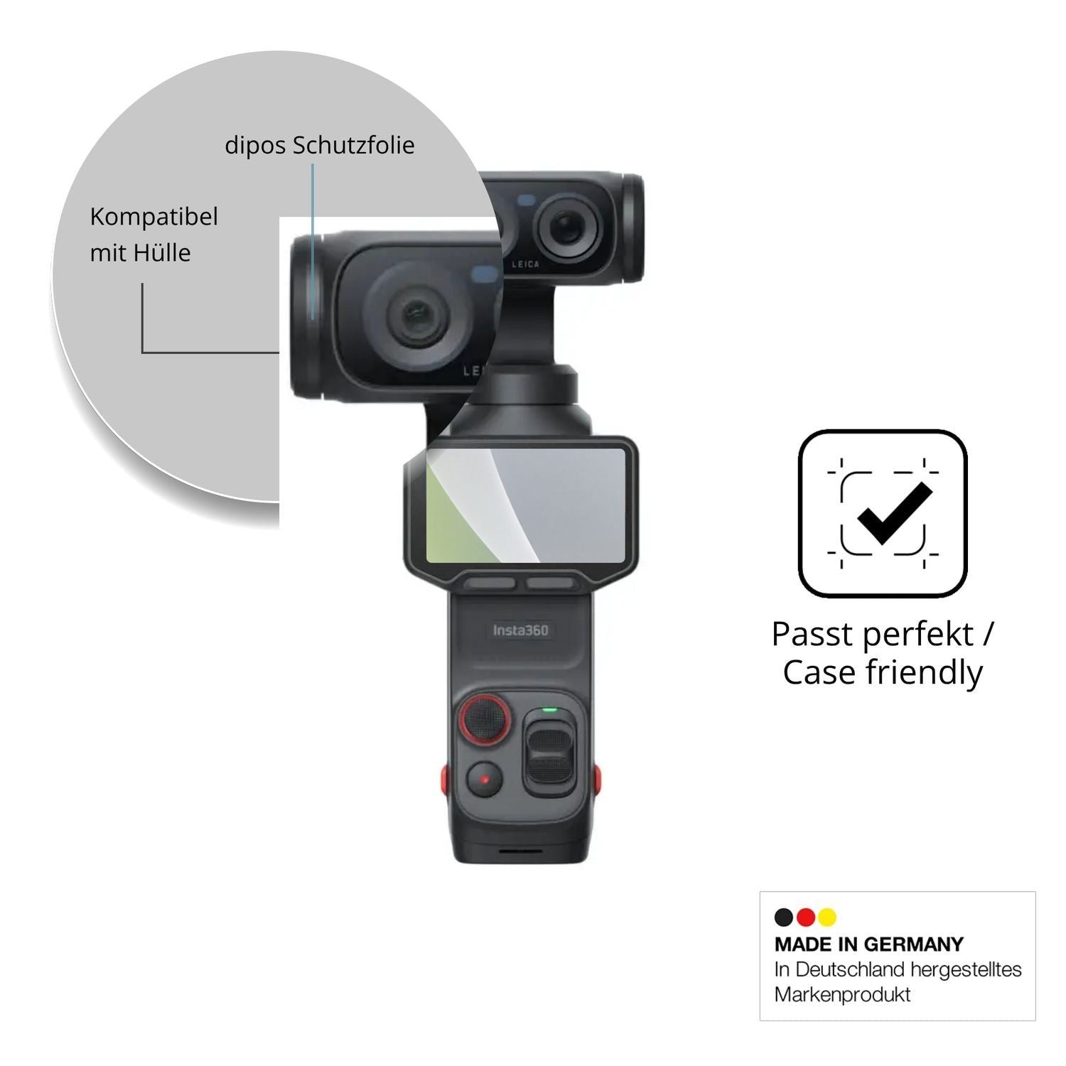 4x Schutzfolie matt für Insta360 Luna Ultra Displa (6)