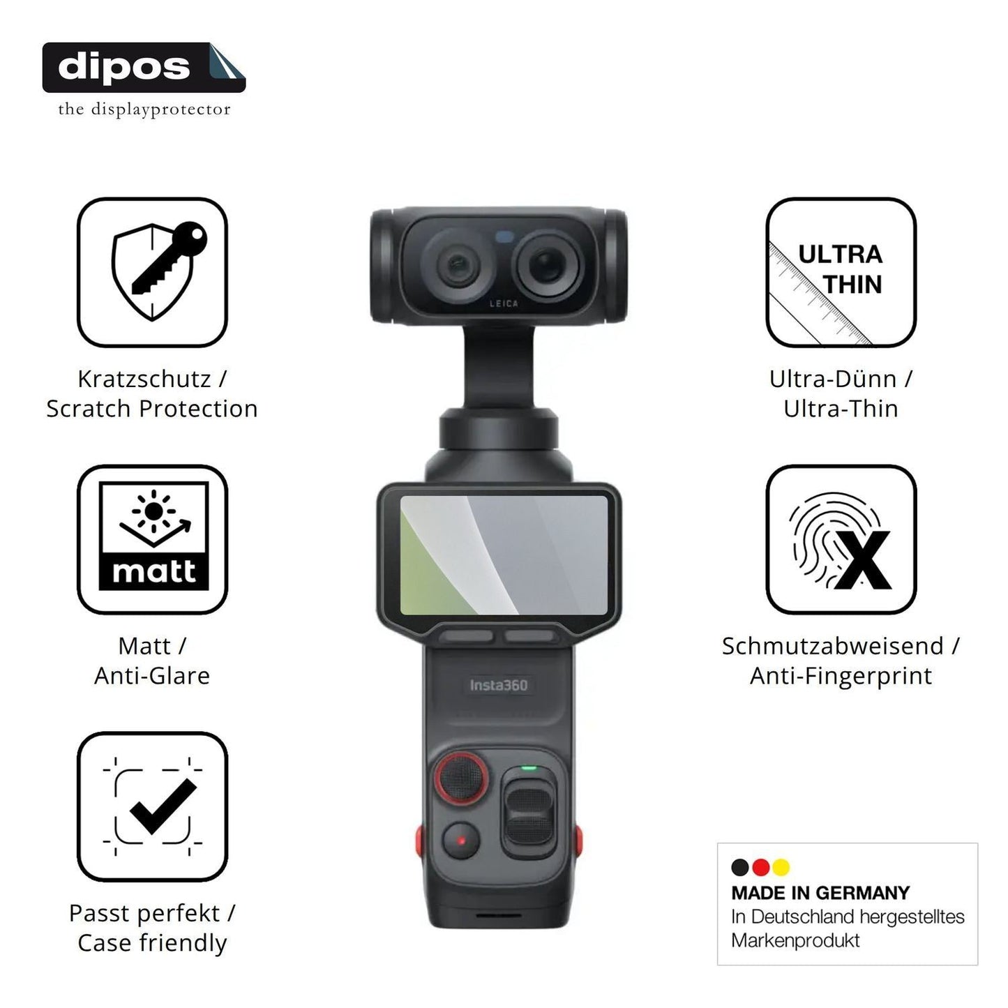 4x Schutzfolie matt für Insta360 Luna Ultra Displa (7)