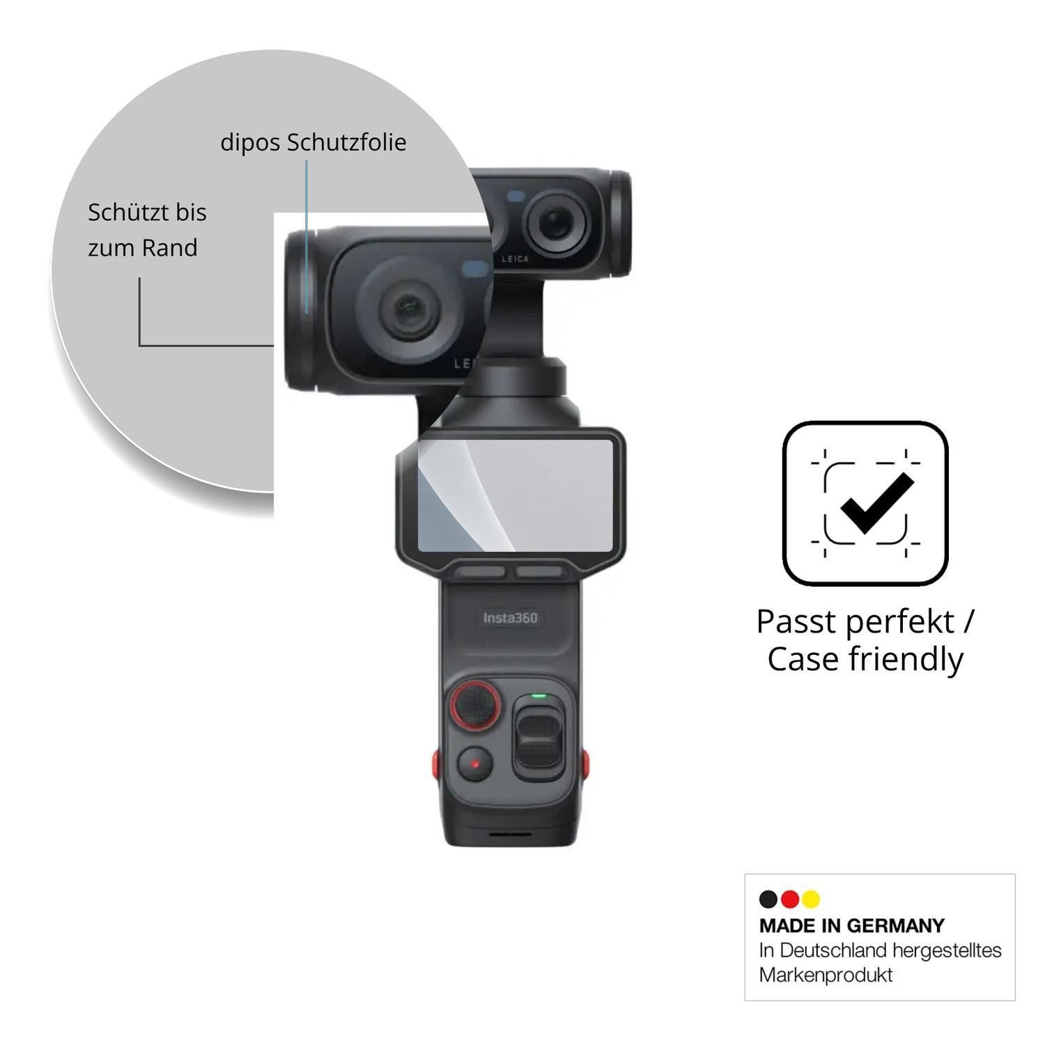 2x 9H Schutzfolie matt für Insta360 Luna Ultra Pan (6)