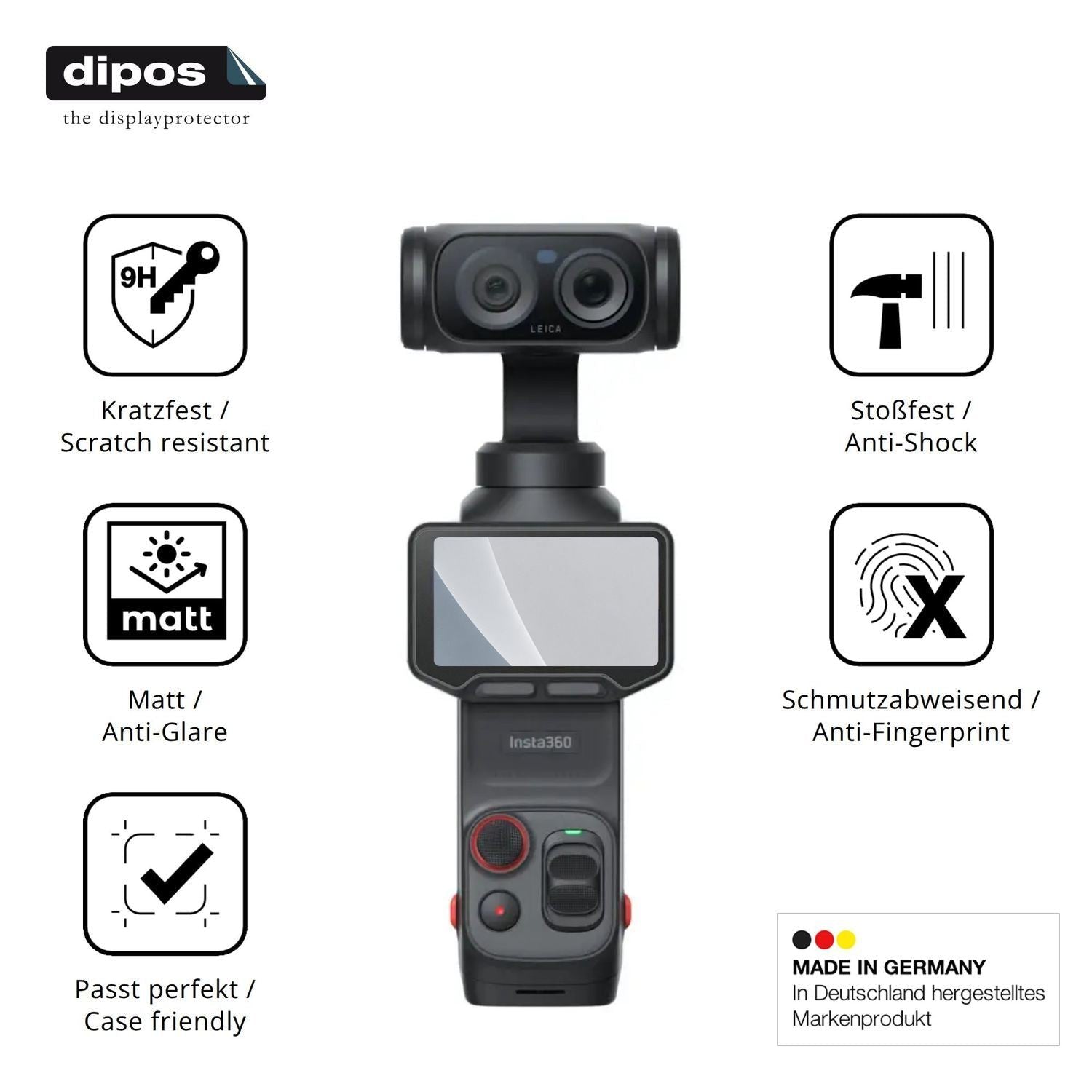 2x 9H Schutzfolie matt für Insta360 Luna Ultra Pan (7)