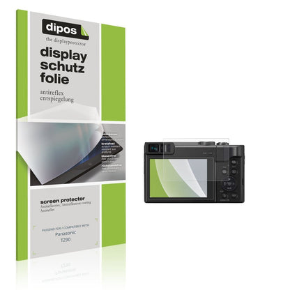 4x Schutzfolie matt für Panasonic TZ90 Display-Sch (1)