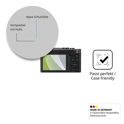 4x Schutzfolie matt für Panasonic TZ90 Display-Sch (6)