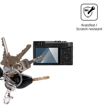 2x 9H Schutzfolie für Panasonic TZ90 Panzerfolie (3)