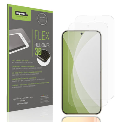 2x Full Cover Schutzfolie matt für Honor X80 Pro M (1)