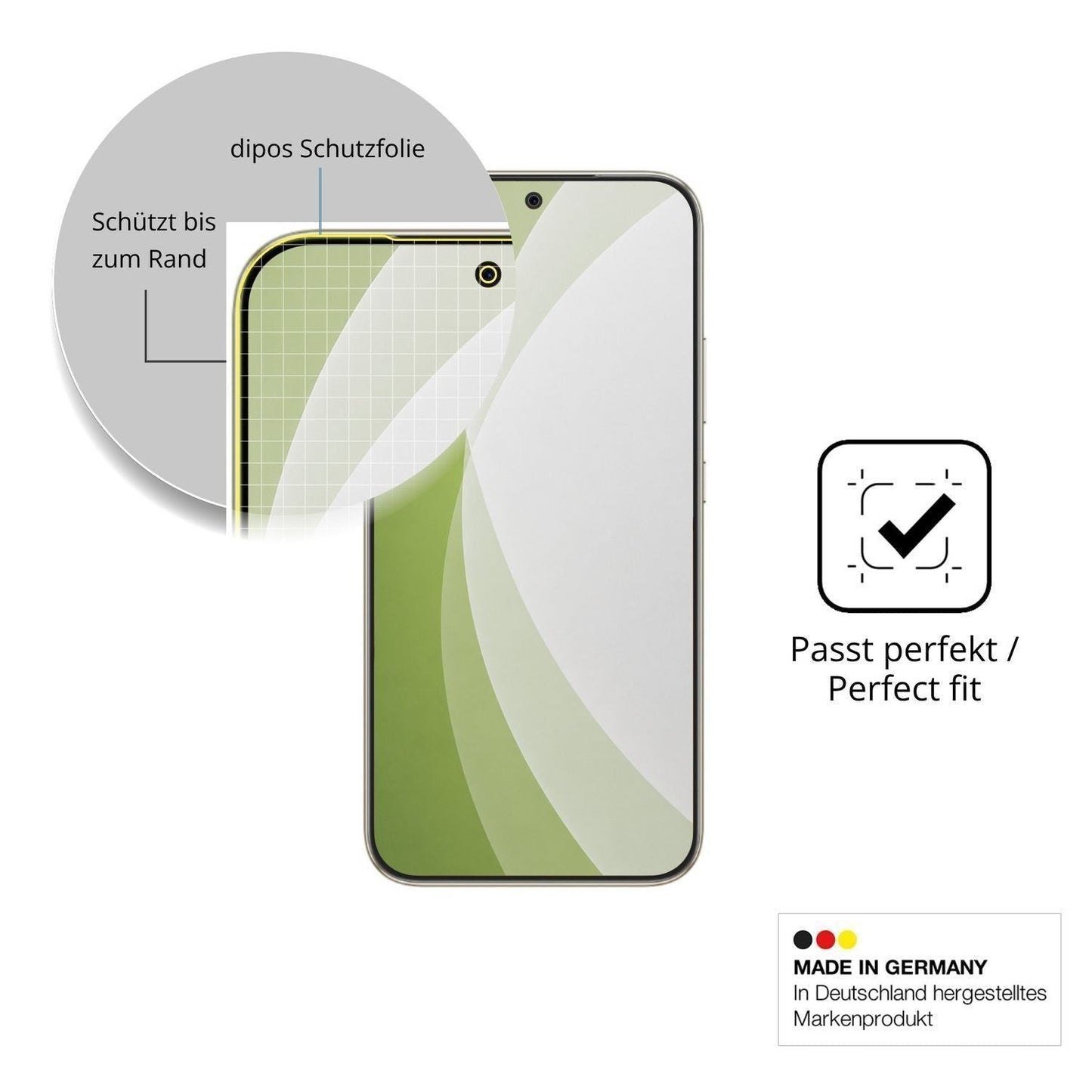 2x Full Cover Schutzfolie matt für Honor X80 Pro M (6)