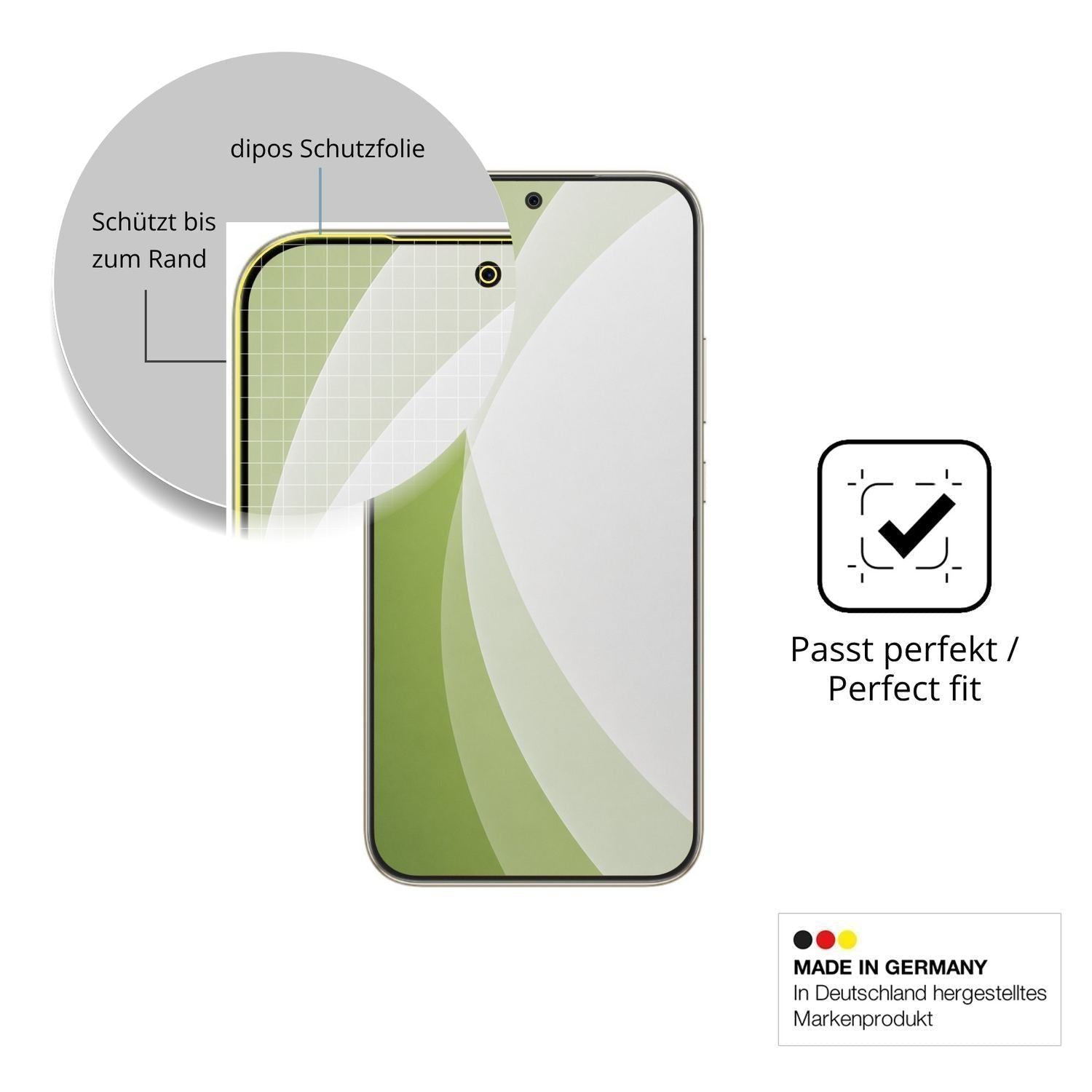 2x Full Cover Schutzfolie matt für Honor X80 Pro M (6)