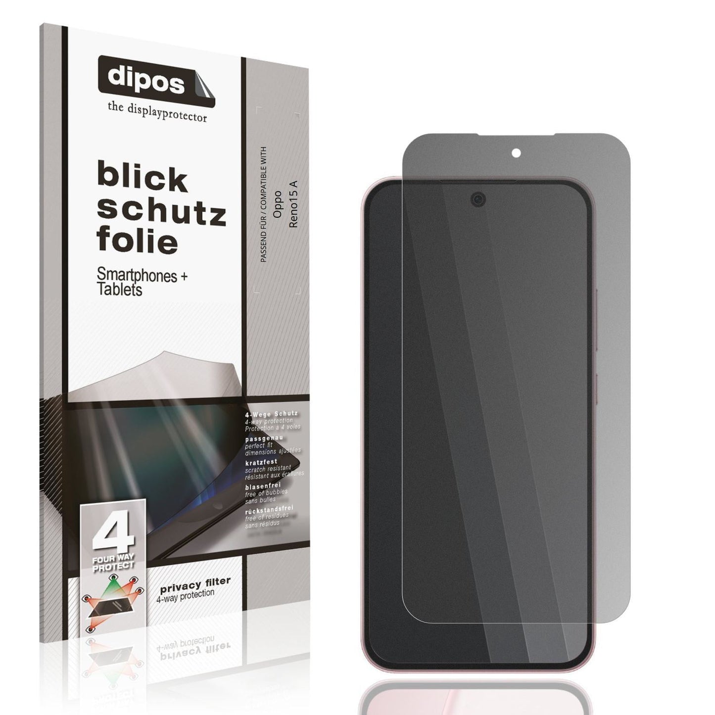 Blickschutzfolie für Oppo Reno15 A matt Schutzfoli (1)