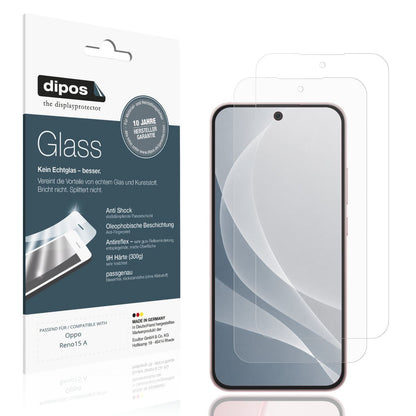 2x 9H Schutzfolie matt für Oppo Reno15 A Panzerfol (1)