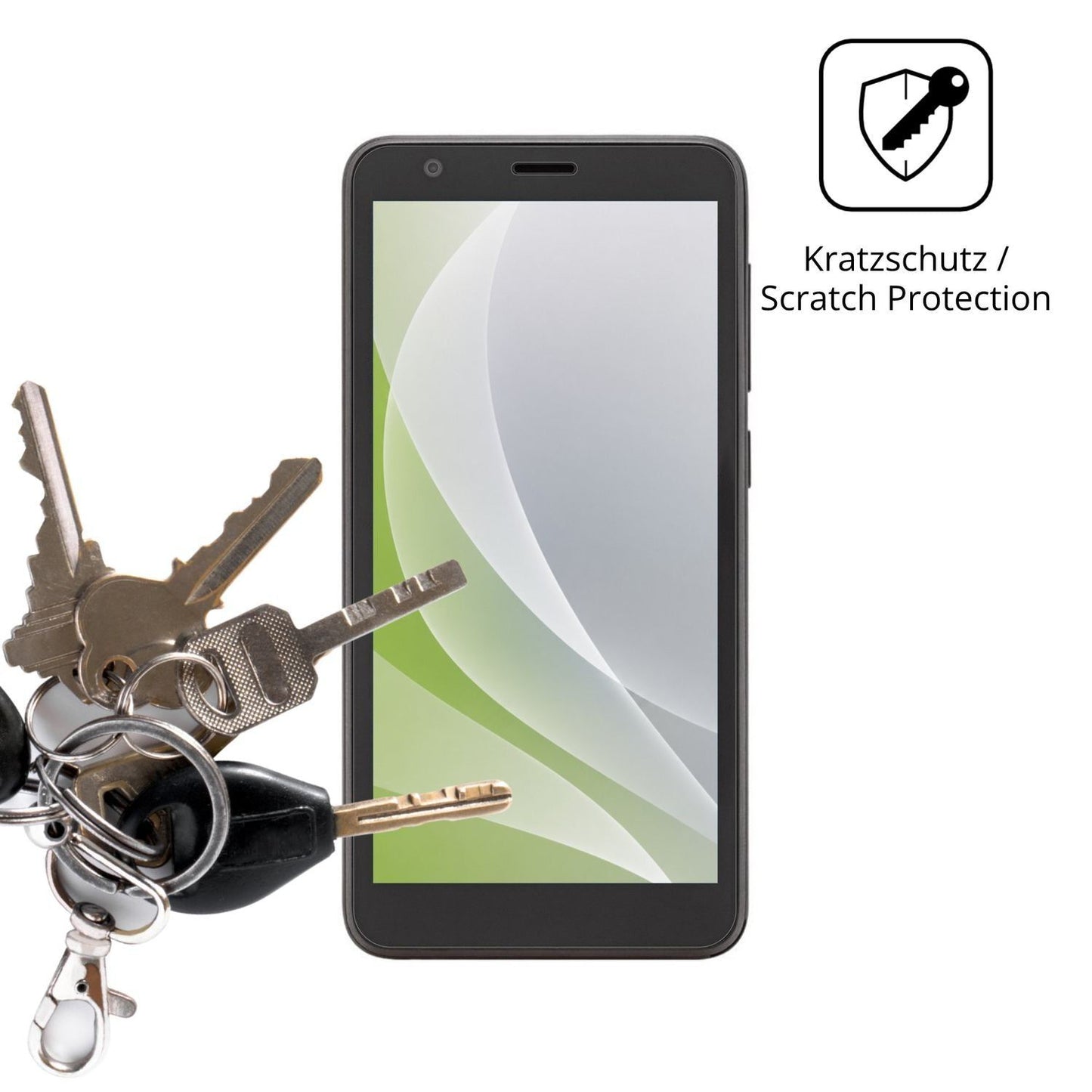 4x Schutzfolie matt für Telstra T-Essential Displa (4)