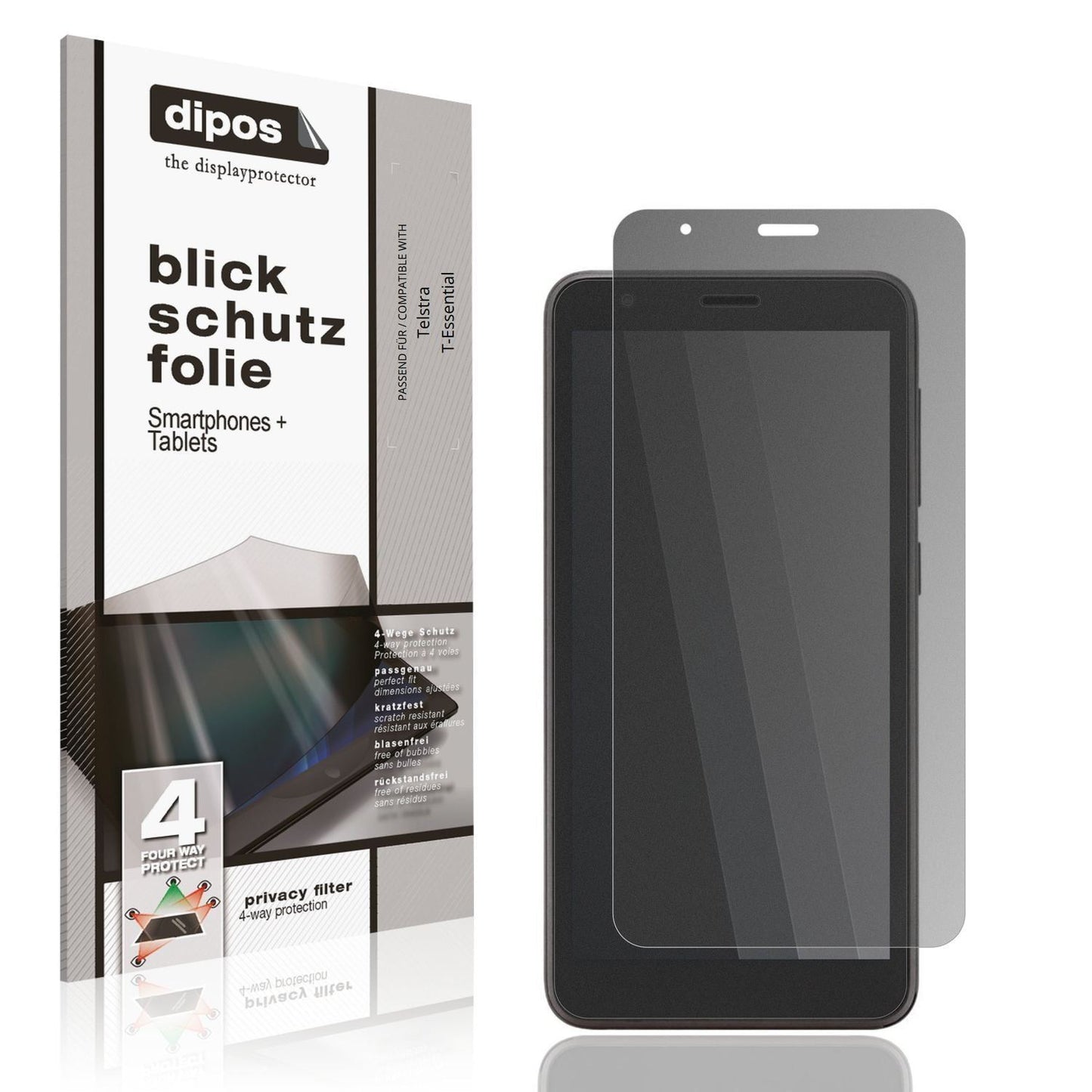 Blickschutzfolie für Telstra T-Essential matt Schu (1)