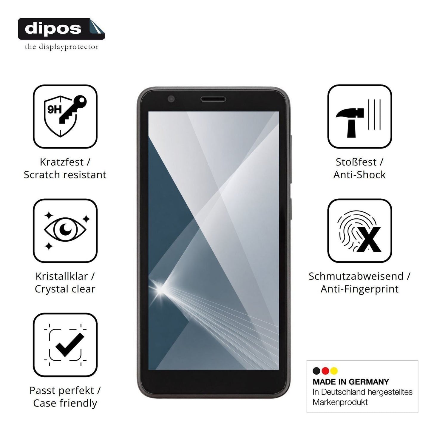 2x 9H Schutzfolie für Telstra T-Essential Panzerfo (7)