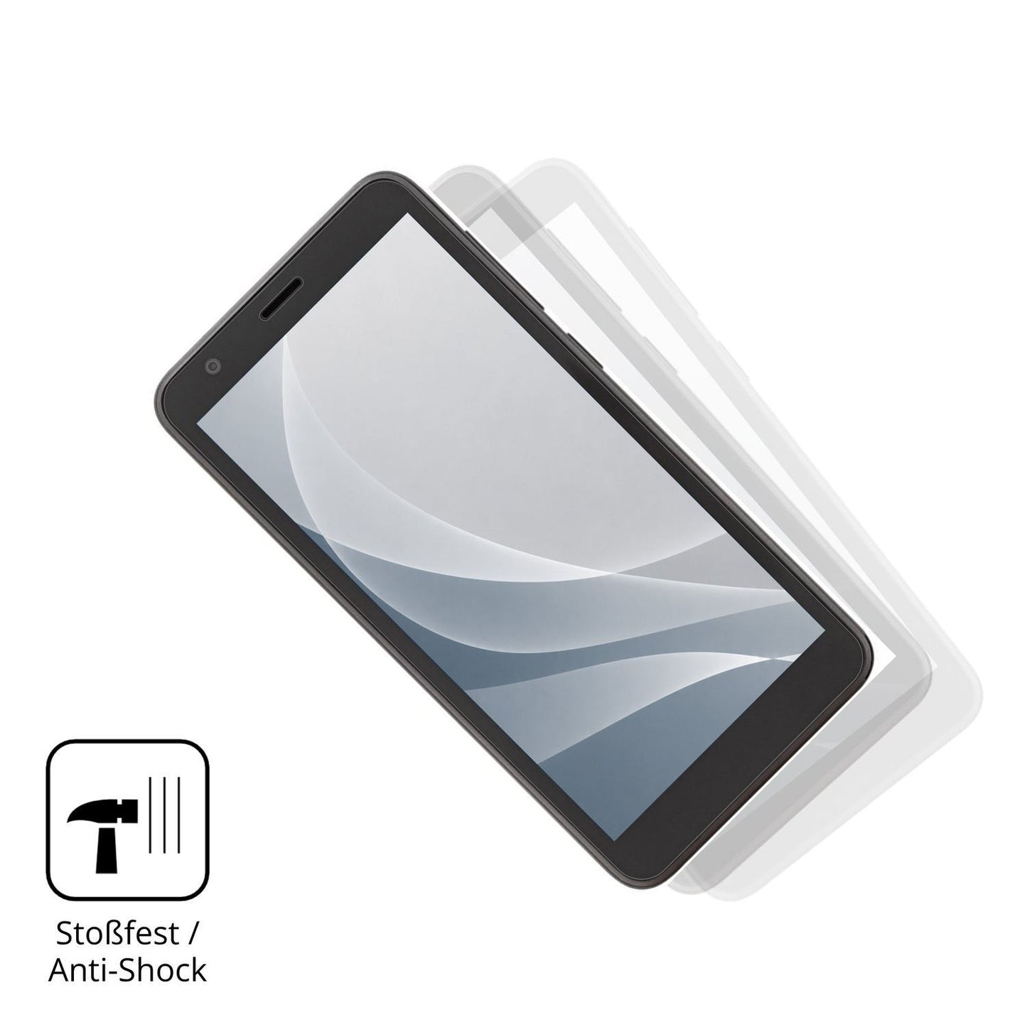 2x 9H Schutzfolie matt für Telstra T-Essential Pan (4)
