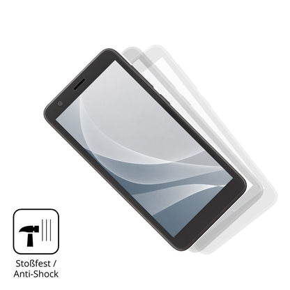 2x 9H Schutzfolie matt für Telstra T-Essential Pan (4)