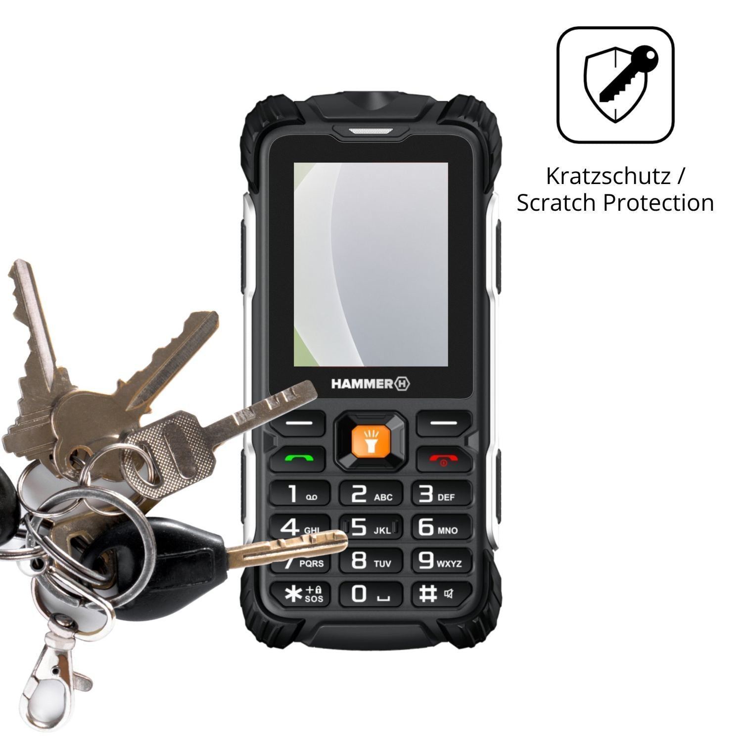 4x Schutzfolie matt für Hammer Forge LTE Display-S (4)
