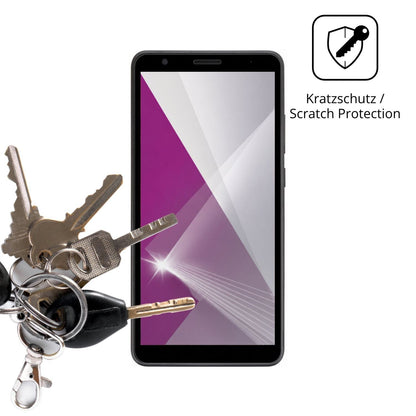 4x Schutzfolie klar für Telstra T-Essential 2 Disp (4)