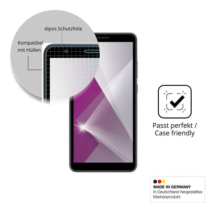 4x Schutzfolie klar für Telstra T-Essential 2 Disp (6)