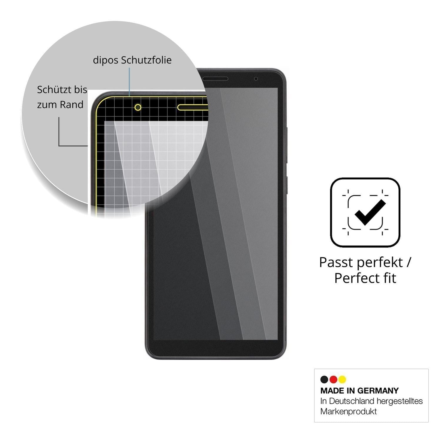 Blickschutzfolie für Telstra T-Essential 2 matt Sc (4)
